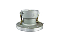 Part D x Flat Face Flange<br>Cam and Groove Couplings