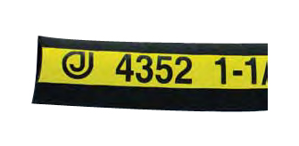 150 Psi 100 Length Yellow Jason Industrial 4358-0800-100 8 ID Nitrile/PVC Oil Resistant Discharge Hose 
