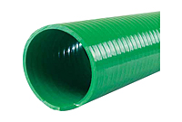 GREEN 85 PSI RATED  100 FT ROLL  <GRCL200ROLL SUCTION HOSE 2" I.D 2.30 O.D 